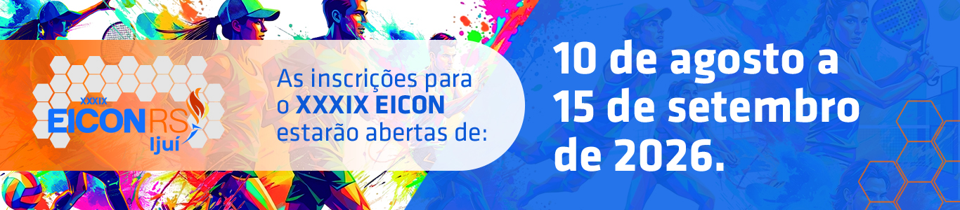Banner XXXIX EICON RS Ijuí